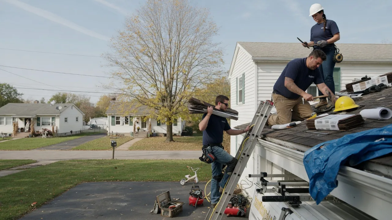 Local Roofing Contractors in Johnston City, IL near me